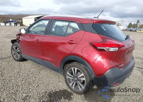 2020 Nissan Kicks Sv Xtronic Cvt z USA, uszkodzony, nr VIN 3N1CP5CV9LL522116